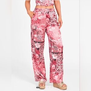 Karly Printed Satin Pants